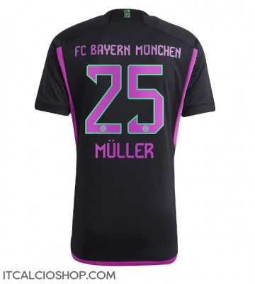 Bayern Munich Thomas Muller #25 Seconda Maglia 2023-24 Manica Corta